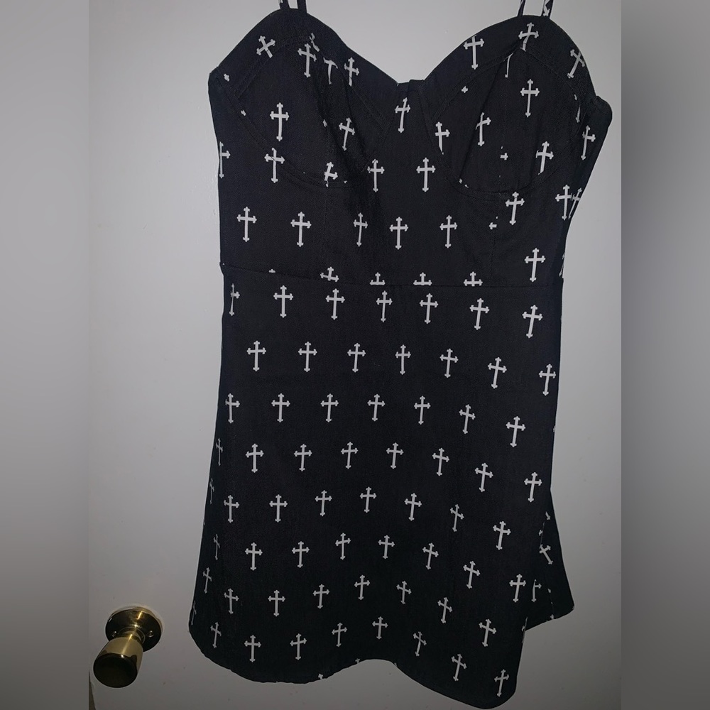 SHEIN Graphic Print Cami Dress
